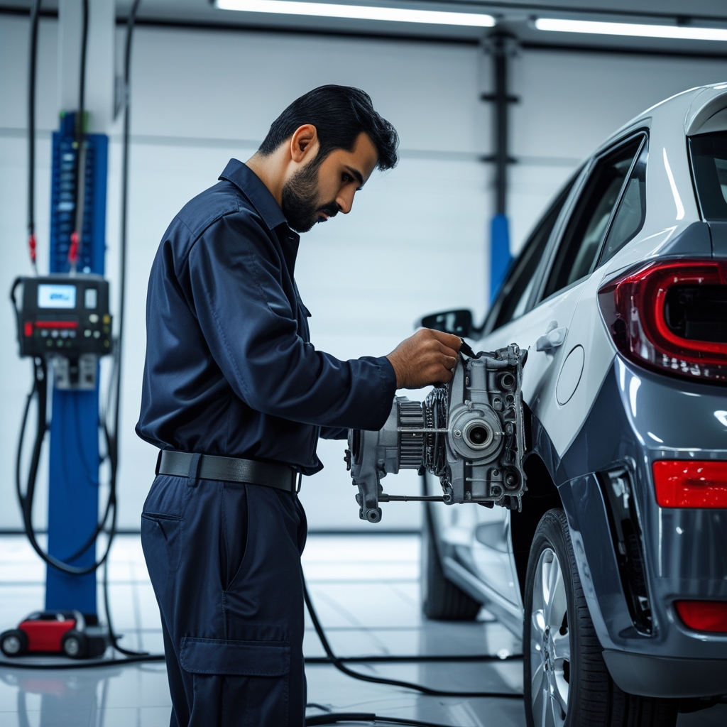 گیربکس صنعت خدمات تعمیر گیربکس اتومات خودروهای چینی با قطعات اصلی در تهران نیاوران